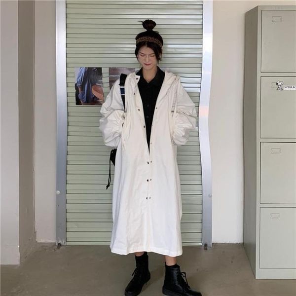 women's trench coats women white solid hooded single breasted bat sleeved casual all-match fashion korean style womens ulzzang oversize, Tan;black
women's trench coats women white solid hooded single breasted bat sleeved casual all-match fashion korean style womens ulzzang oversize, Tan;black