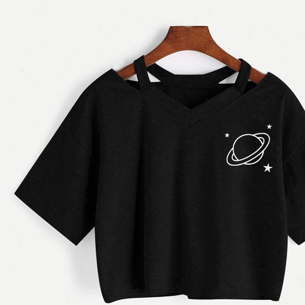 summer tee women t shirts shirt femme tshirt casual planet printed short sleeve crop black camisetas verano mujer, White
summer tee women t shirts shirt femme tshirt casual planet printed short sleeve crop black camisetas verano mujer, White