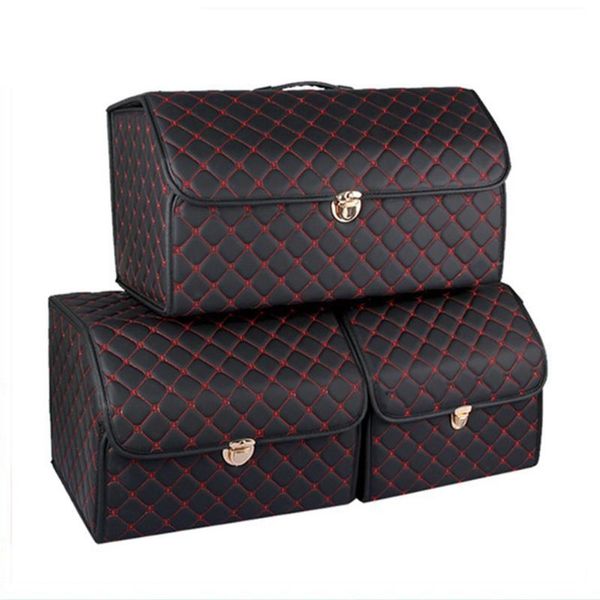 car organizer pu leather trunk box storage bag folding stowing tidying with metal lock for sedan suv truck
car organizer pu leather trunk box storage bag folding stowing tidying with metal lock for sedan suv truck