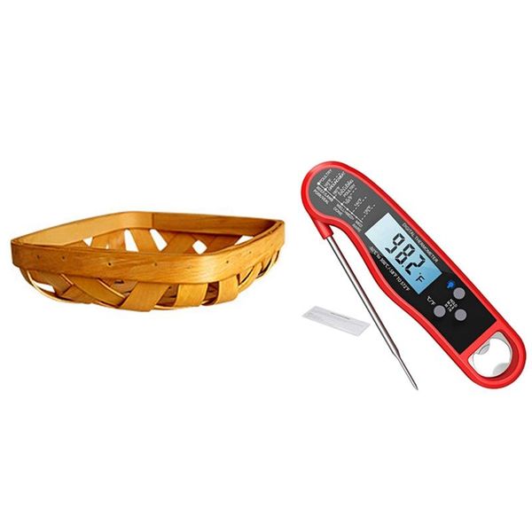 storage baskets kitchen digital food instant read probe with nordic cedar woven wire basket egg
storage baskets kitchen digital food instant read probe with nordic cedar woven wire basket egg