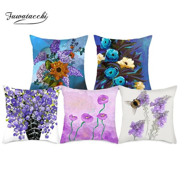 fuwatacchi purple flower printed cushion cover abstract floral po pillow covers for home living room sofa decor cases cushion/decorative
fuwatacchi purple flower printed cushion cover abstract floral po pillow covers for home living room sofa decor cases cushion/decorative