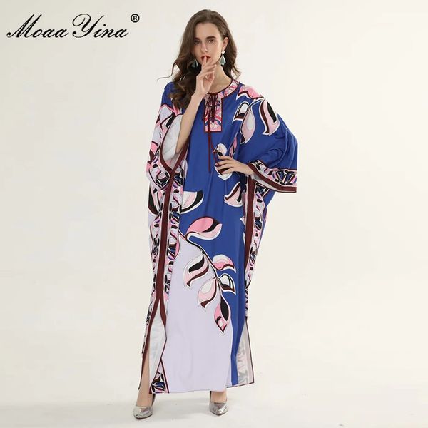 fashion designer dress autumn women's dress batwing sleeve print plus size loose maxi robe dresses 210524, Black;gray
fashion designer dress autumn women's dress batwing sleeve print plus size loose maxi robe dresses 210524, Black;gray