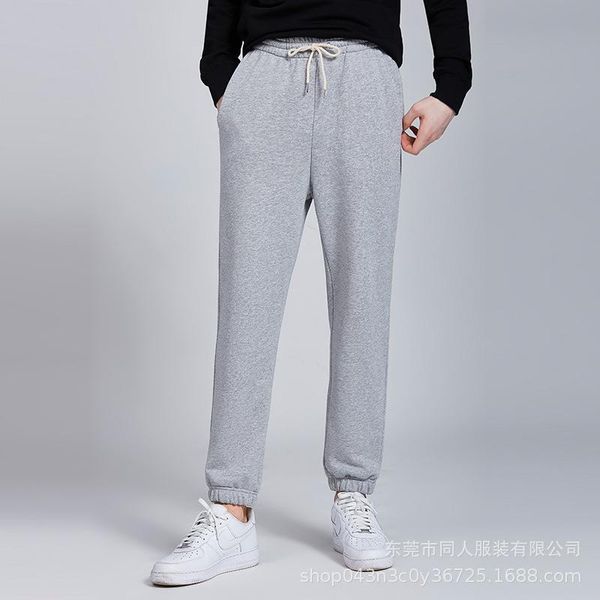 men's pants men casual sports running elastic waist loose thickened straight fashoin drawstring solid mens clothing, Black
men's pants men casual sports running elastic waist loose thickened straight fashoin drawstring solid mens clothing, Black