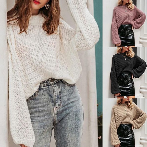 women's sweaters 2021 solid o-neck pullover sweater autumn winter basic oversize thick female elegant all-match trendy clothes, White;black
women's sweaters 2021 solid o-neck pullover sweater autumn winter basic oversize thick female elegant all-match trendy clothes, White;black