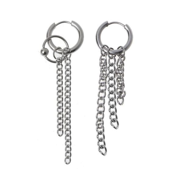 earrings & necklace 12 pairs titanium steel statement kpop korean fashion cross feather set chain dangle hoop kit d55d, Silver
earrings & necklace 12 pairs titanium steel statement kpop korean fashion cross feather set chain dangle hoop kit d55d, Silver