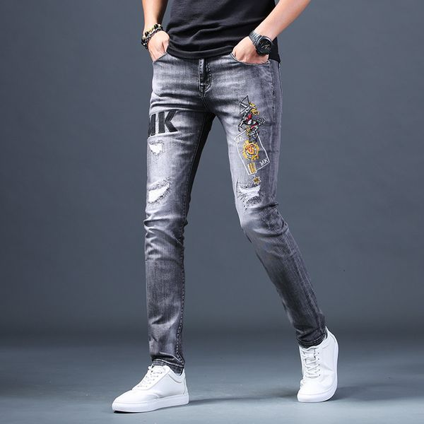 men's jeans wholesale fashion teenagers casual trendy men's trousers korean embroidered cow handsome and versatile jeans men r0ol, Blue
men's jeans wholesale fashion teenagers casual trendy men's trousers korean embroidered cow handsome and versatile jeans men r0ol, Blue