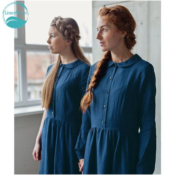 casual dresses linenall blue french linen long sleeves loose simple fit dress 100%, Black;gray
casual dresses linenall blue french linen long sleeves loose simple fit dress 100%, Black;gray