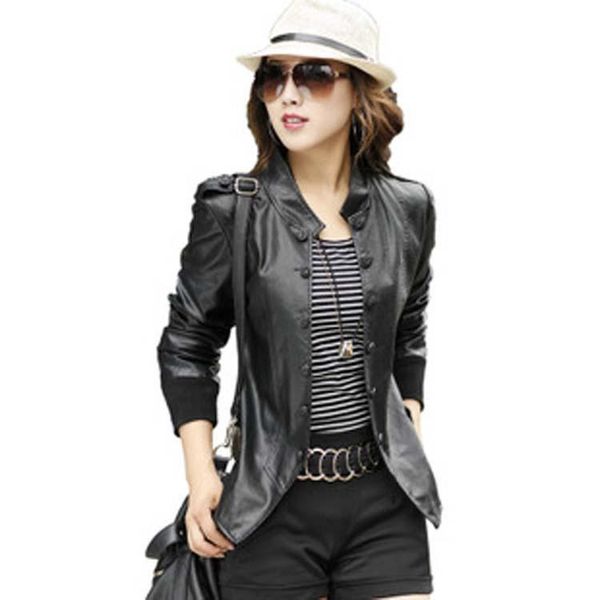 women's jackets 2021 leather jacket style ladies fashion long-sleeved locomotive wholesale pu small coat, Black;brown
women's jackets 2021 leather jacket style ladies fashion long-sleeved locomotive wholesale pu small coat, Black;brown