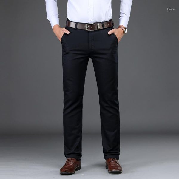 men's suits & blazers spring autumn fashion men solid color tencel straight suit pants male business casual slim formal trouser, White;black
men's suits & blazers spring autumn fashion men solid color tencel straight suit pants male business casual slim formal trouser, White;black