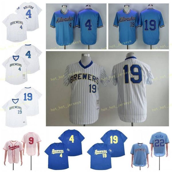 retired 4 paul molitor baseball jersey 19 robin yount 22 christian yelich 1948 vintage retro cooperstown mesh stitched pullover, Blue;black
retired 4 paul molitor baseball jersey 19 robin yount 22 christian yelich 1948 vintage retro cooperstown mesh stitched pullover, Blue;black