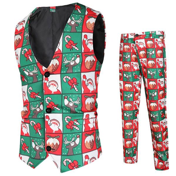 men's suits & blazers fashion casual slim fit suit for men christmas party year vest pants 2pcs/set clothing long sleeve costume homme#, White;black
men's suits & blazers fashion casual slim fit suit for men christmas party year vest pants 2pcs/set clothing long sleeve costume homme#, White;black