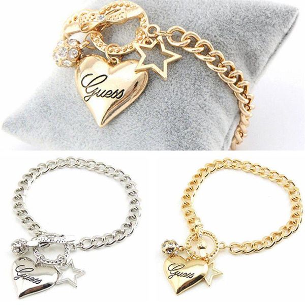 korean fashion trendy bracelet ball pentagram heart bracelet crystal chain wristband hand chain gold silver color women jewelry, Black
korean fashion trendy bracelet ball pentagram heart bracelet crystal chain wristband hand chain gold silver color women jewelry, Black