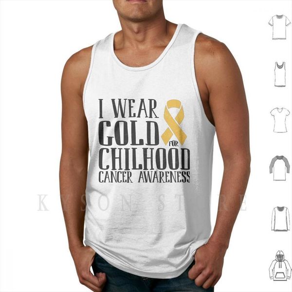 i wear gold for chilhood cancer awareness tank vest sleeveless present childhood child, White;black
i wear gold for chilhood cancer awareness tank vest sleeveless present childhood child, White;black
