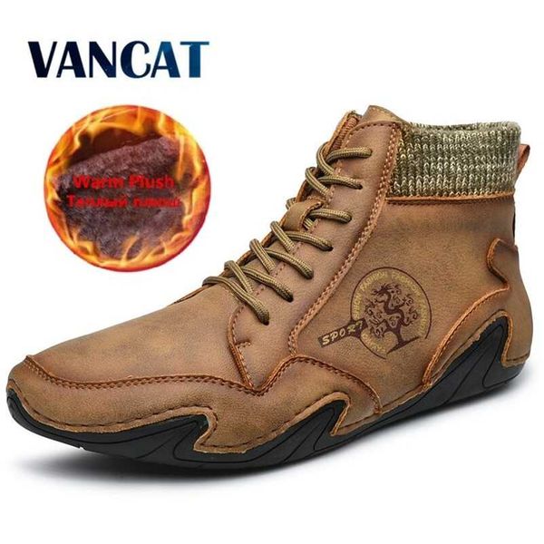 brand winter men snow boots leather man ankle boots warm fur winter men boots fashion autumn men's shoes size 38-48 211106, Black
brand winter men snow boots leather man ankle boots warm fur winter men boots fashion autumn men's shoes size 38-48 211106, Black