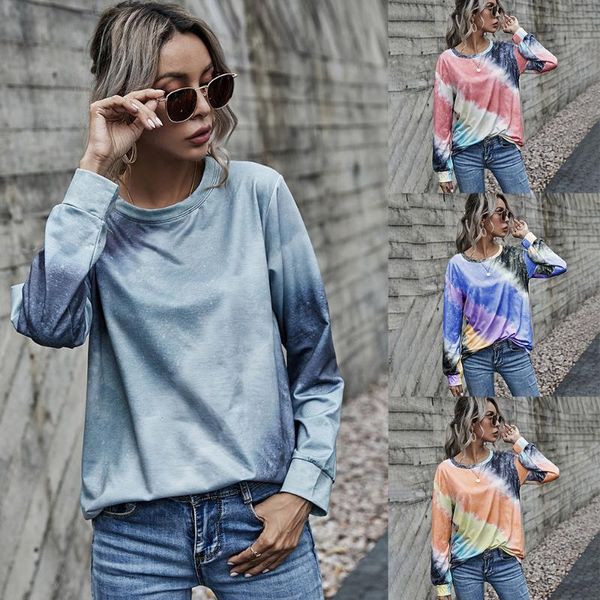 women's t-shirt 2021 summer casual printing plus size clothing round neck pullover color long-sleeved women, White
women's t-shirt 2021 summer casual printing plus size clothing round neck pullover color long-sleeved women, White