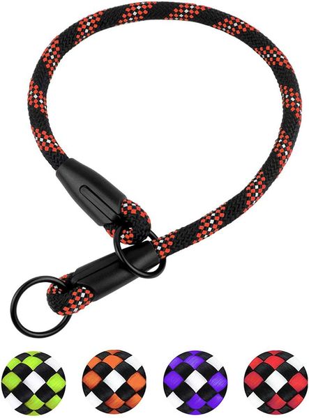 dog collars & leashes rope collar slip choke reflective pet for small medium large dogs purple orange green
dog collars & leashes rope collar slip choke reflective pet for small medium large dogs purple orange green