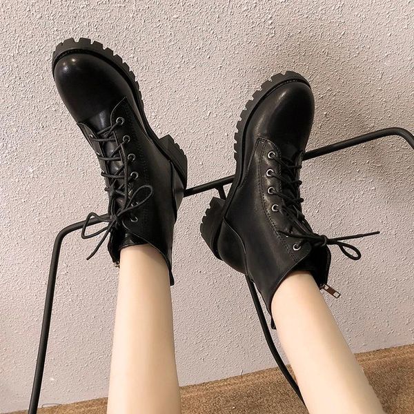 boots women's ladies vintage leather ankle short cowboy motorcycle shoes zapatillas mujer, Black
boots women's ladies vintage leather ankle short cowboy motorcycle shoes zapatillas mujer, Black