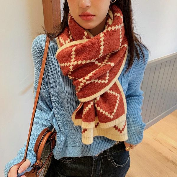 scarves double-sided color matching korean temperament diamond knitted wool scarf college wind thickened warm students, Blue;gray
scarves double-sided color matching korean temperament diamond knitted wool scarf college wind thickened warm students, Blue;gray