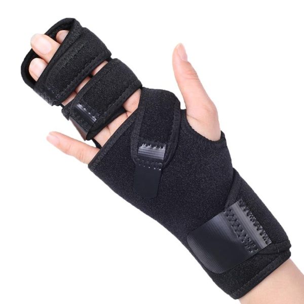 wrist support brace hand finger splint with 3 fastening straps for men women exercise bowling arthritis joint pain, Black;red
wrist support brace hand finger splint with 3 fastening straps for men women exercise bowling arthritis joint pain, Black;red