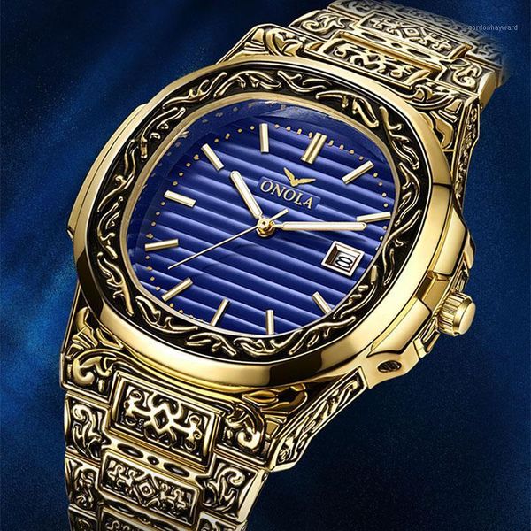 wristwatches luxury quartz watch, men's retro gold watch classic fashion waterproof 2021, Slivery;brown
wristwatches luxury quartz watch, men's retro gold watch classic fashion waterproof 2021, Slivery;brown