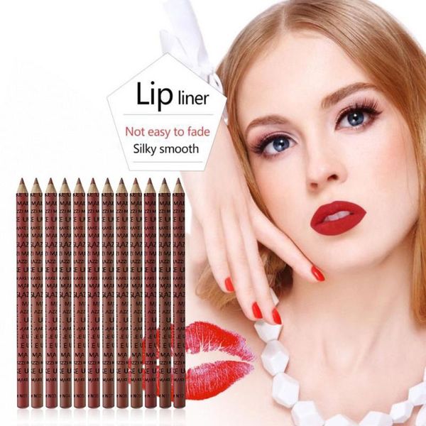 lip pencils 12pcs/set matte lipliner makeup long lasting waterproof lady charming lipstick pencil liner
lip pencils 12pcs/set matte lipliner makeup long lasting waterproof lady charming lipstick pencil liner