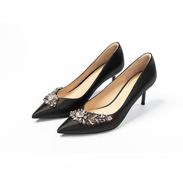 kmeioo elegant wedding shoes woman jewel high heels pointed toe thin shallow pumps rhinestone stiletto bride dress, Black
kmeioo elegant wedding shoes woman jewel high heels pointed toe thin shallow pumps rhinestone stiletto bride dress, Black