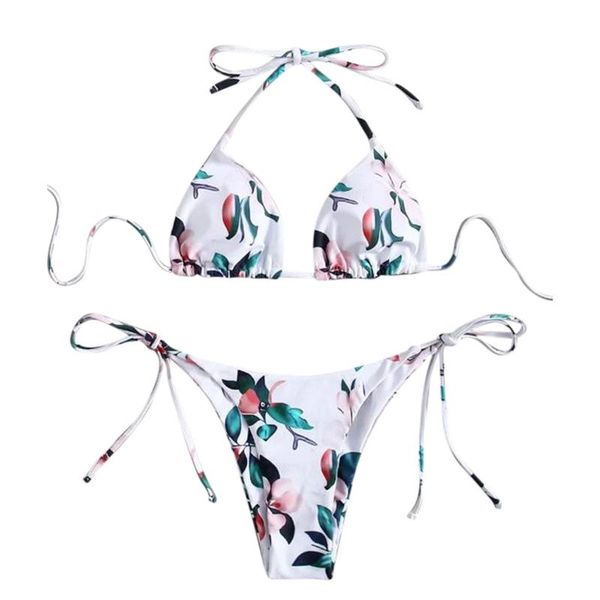 women's swimwear brazilian bikini set 2021 floral print swimsuit women bandeau female bathing suit micro 2 piece beachwear, White;black
women's swimwear brazilian bikini set 2021 floral print swimsuit women bandeau female bathing suit micro 2 piece beachwear, White;black