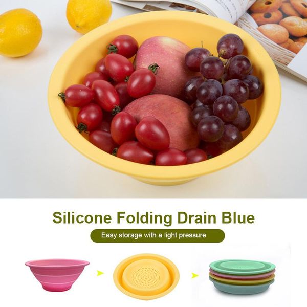 storage baskets 1pc portable silicone folding drain basket kitchen refrigerator fruit keep fresh box household cleaning
storage baskets 1pc portable silicone folding drain basket kitchen refrigerator fruit keep fresh box household cleaning