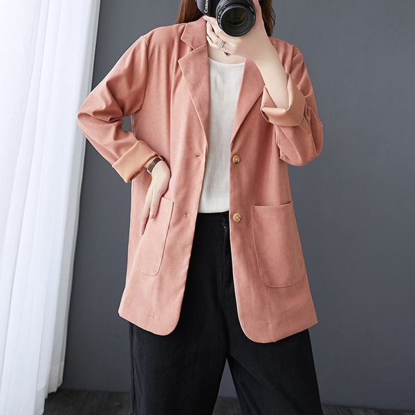 single breasted blazer 2021 spring plus size casual solid all-match suit long sleeve zh138 jacket vbnx, White;black
single breasted blazer 2021 spring plus size casual solid all-match suit long sleeve zh138 jacket vbnx, White;black