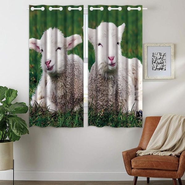 curtain & drapes blackout curtains (2 pieces) printed cute sheep animal pattern bedroom buttonhole
curtain & drapes blackout curtains (2 pieces) printed cute sheep animal pattern bedroom buttonhole