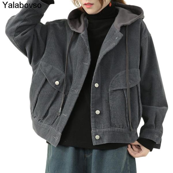 women's jackets 2021 autumn corduroy winter jacket women hooded casual loose ladies button warm padded coat korean style snow clothes y, Black;brown
women's jackets 2021 autumn corduroy winter jacket women hooded casual loose ladies button warm padded coat korean style snow clothes y, Black;brown