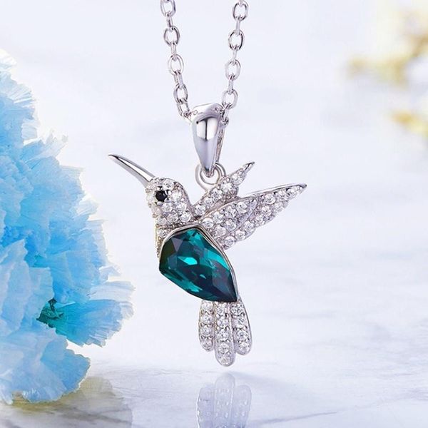 simple casual micro paved cubic zirconia crystal bird animal necklace cute bling iced out pendant necklaces, Silver
simple casual micro paved cubic zirconia crystal bird animal necklace cute bling iced out pendant necklaces, Silver