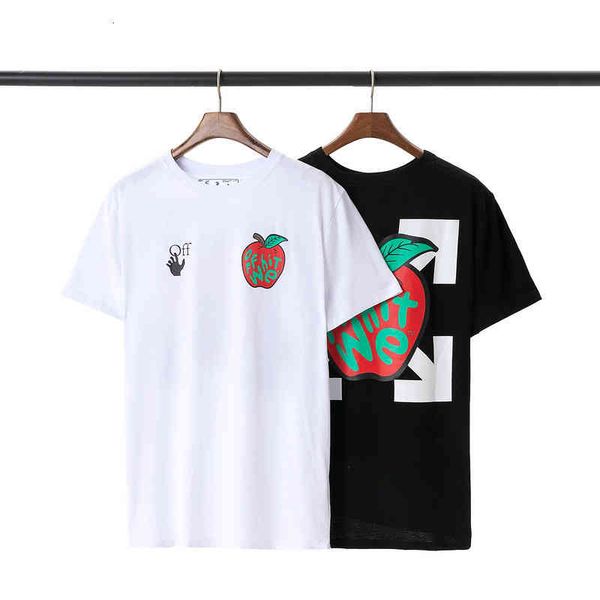 fashion off new european 21s style apple arrstyle print t-shirt loose men's and women's same round neck short sleeve, White;black
fashion off new european 21s style apple arrstyle print t-shirt loose men's and women's same round neck short sleeve, White;black