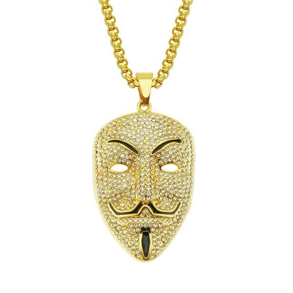 mask pendant hip hop jewellery v for vendetta fashion rhinestone necklace men women gifts necklaces, Silver
mask pendant hip hop jewellery v for vendetta fashion rhinestone necklace men women gifts necklaces, Silver