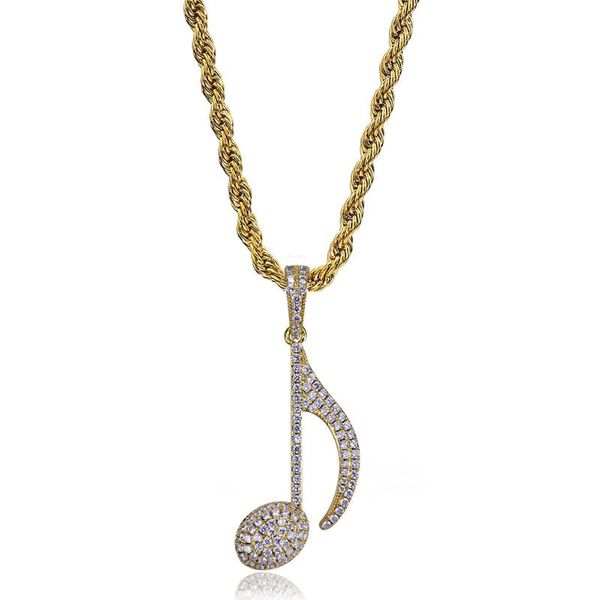pendant necklaces hip hop jewelry 18k gold plated zirconia simulated diamond iced out chain musical note necklace for men charm gifts, Silver
pendant necklaces hip hop jewelry 18k gold plated zirconia simulated diamond iced out chain musical note necklace for men charm gifts, Silver
