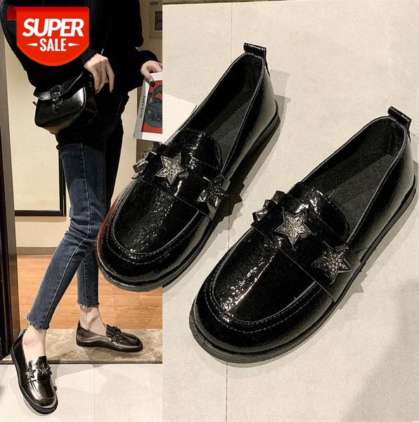 small leather shoes female british style korean version japanese retro round toe flat bottom net red single lok fu #wc3e
small leather shoes female british style korean version japanese retro round toe flat bottom net red single lok fu #wc3e