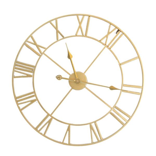 wall clocks iron silent clock simple decor home decorative living room (golden embryo golden stitches)
wall clocks iron silent clock simple decor home decorative living room (golden embryo golden stitches)