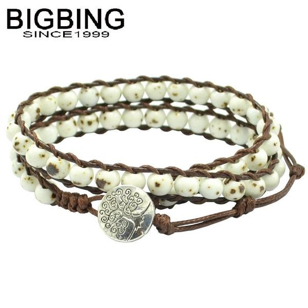 link, chain bigbing jewelry 45cm white ceramic beads handmade long bracelet fashion charm wrap good quality nickel a059, Black
link, chain bigbing jewelry 45cm white ceramic beads handmade long bracelet fashion charm wrap good quality nickel a059, Black