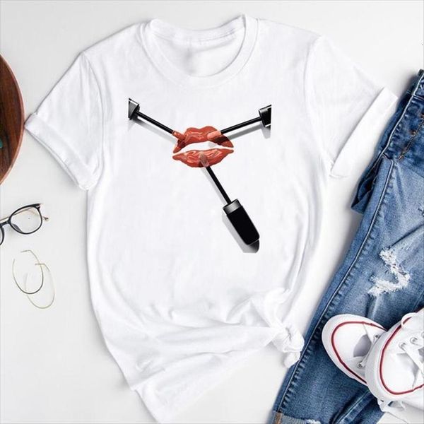graphic cartoon lip make womens t shirt up 90s short sleeve summer fashion print female clothes tees, White
graphic cartoon lip make womens t shirt up 90s short sleeve summer fashion print female clothes tees, White
