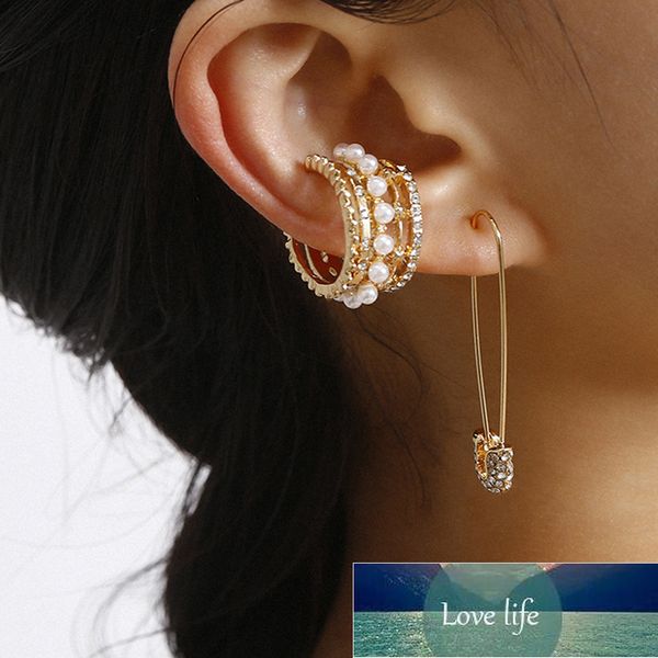 1pair crystal pearl earrings clip fashion pin shape stud drop earrings jewelry gift, Silver
1pair crystal pearl earrings clip fashion pin shape stud drop earrings jewelry gift, Silver
