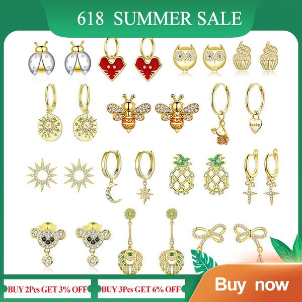 hoop & huggie bamoer gxe785 925 sterling silver exquisite golden bee bear star cross earrings women fine jewelry hypoallergenic, Golden;silver
hoop & huggie bamoer gxe785 925 sterling silver exquisite golden bee bear star cross earrings women fine jewelry hypoallergenic, Golden;silver