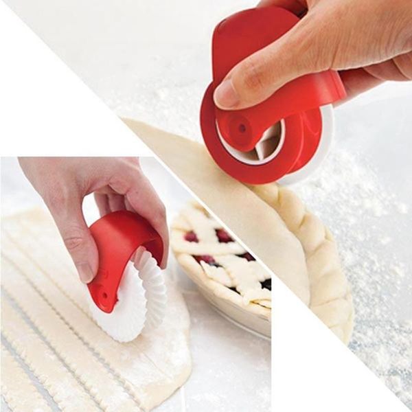 pastry cutting wheels pizza lattice cutter pie decoration kitchen plastic wheel roller baking & tools
pastry cutting wheels pizza lattice cutter pie decoration kitchen plastic wheel roller baking & tools