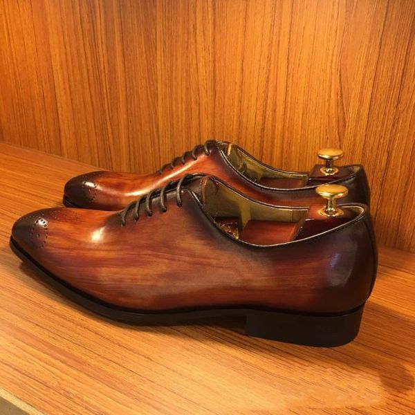 dress shoes autumn mens formal leather oxford for men dressing wedding men's brogues office lace up male zapatos de hombre, Black
dress shoes autumn mens formal leather oxford for men dressing wedding men's brogues office lace up male zapatos de hombre, Black