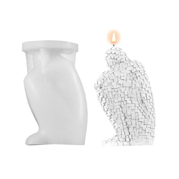 craft tools mosaic thinker portrait candle silicone mold gypsum furnishing articles meditative body art 97*58*43mm
craft tools mosaic thinker portrait candle silicone mold gypsum furnishing articles meditative body art 97*58*43mm