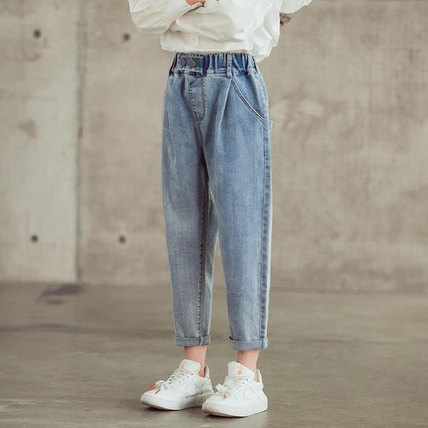 jeans yourseason spring autumn 2021 teenage denim trousers cotton solid color korean children elastic waist loose pants blue
jeans yourseason spring autumn 2021 teenage denim trousers cotton solid color korean children elastic waist loose pants blue