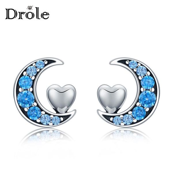 stud drole 925 sterling silver eye-catching charm moon love features jewelry cute wind wild light mature female earrings, Golden;silver
stud drole 925 sterling silver eye-catching charm moon love features jewelry cute wind wild light mature female earrings, Golden;silver