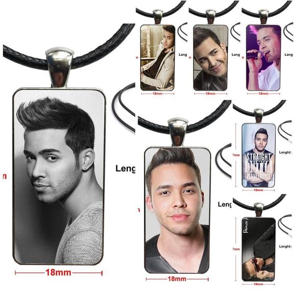 pendant necklaces singer prince royce for women girl gift steel color glass cabochon with rectangle shaped choker necklace, Silver
pendant necklaces singer prince royce for women girl gift steel color glass cabochon with rectangle shaped choker necklace, Silver