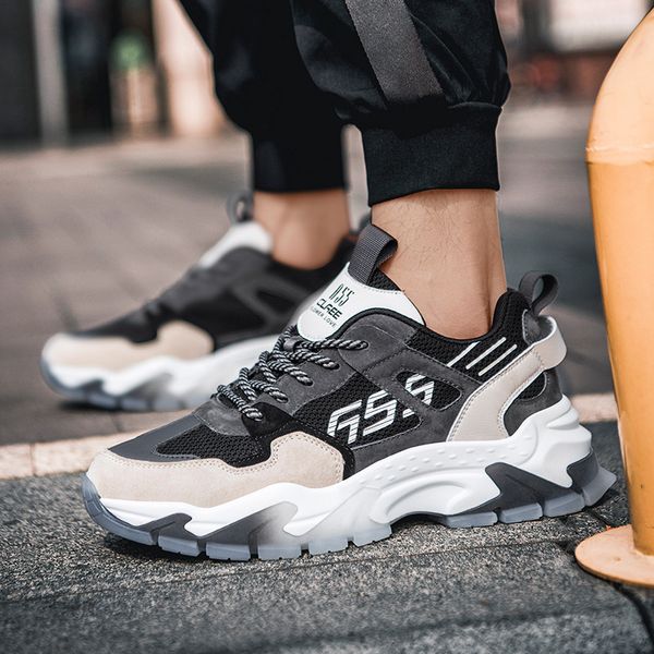 2021 autumn and winter sports korean casual men's running fashion daddy sho breathable, Black
2021 autumn and winter sports korean casual men's running fashion daddy sho breathable, Black