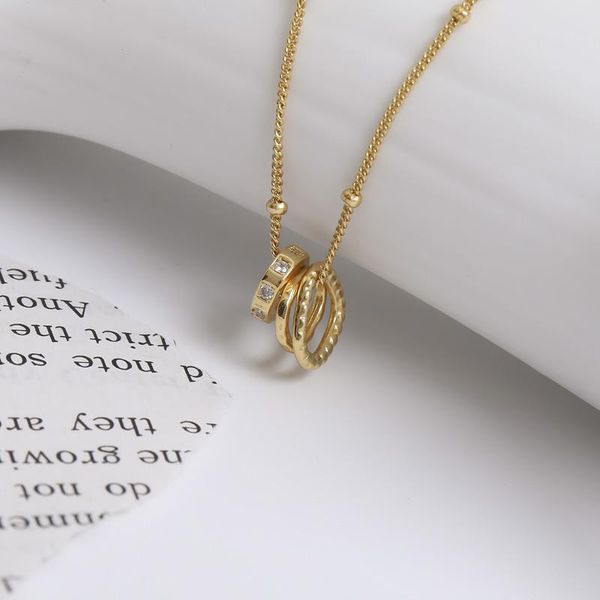minimalist multiple round circle pendant necklace gold elegant neck chain charms women's jewelry accessories necklaces, Silver
minimalist multiple round circle pendant necklace gold elegant neck chain charms women's jewelry accessories necklaces, Silver