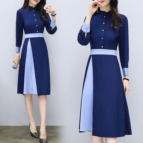 casual dresses plus size waist belted color block dress women tunic long sleeve keen length shift, Black;gray
casual dresses plus size waist belted color block dress women tunic long sleeve keen length shift, Black;gray